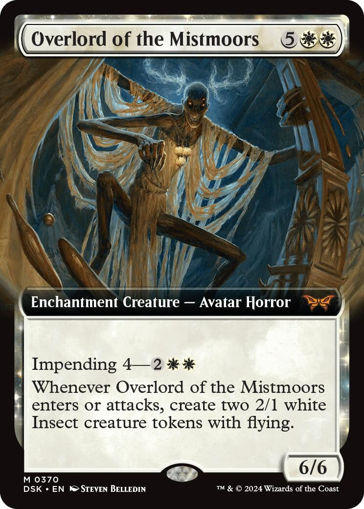 Image for Overlord of the Mistmoors (Extended Art) (370) [Duskmourn: House of Horror] - Magic: The Gathering