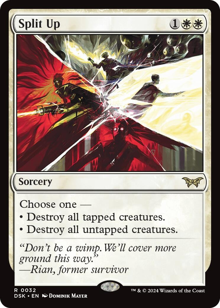 Image for Split Up (32) [Duskmourn: House of Horror] - Magic: The Gathering