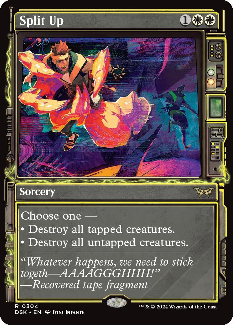 Image for Split Up (Showcase) (304) [Duskmourn: House of Horror] - Magic: The Gathering