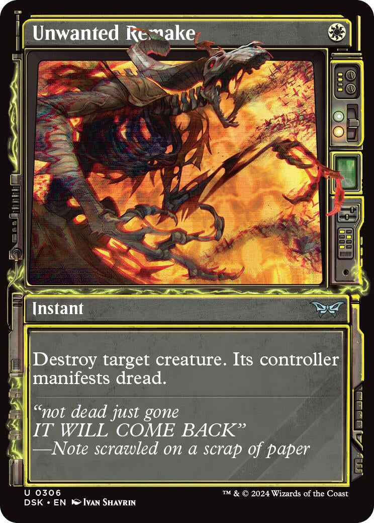 Image for Unwanted Remake (Showcase) (306) [Duskmourn: House of Horror] - Magic: The Gathering