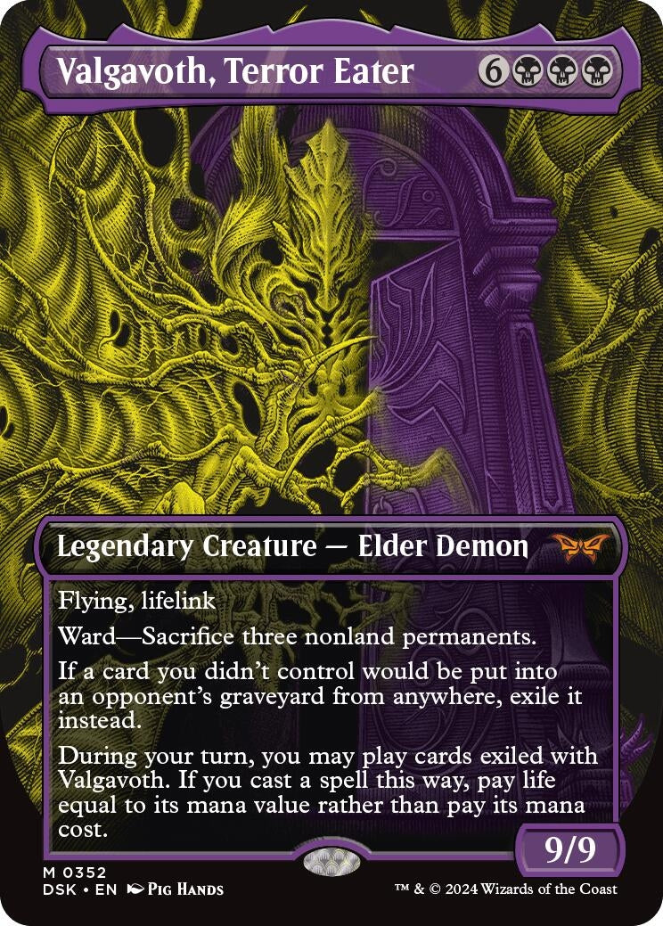Image for Valgavoth, Terror Eater (Showcase) (352) [Duskmourn: House of Horror] - Magic: The Gathering