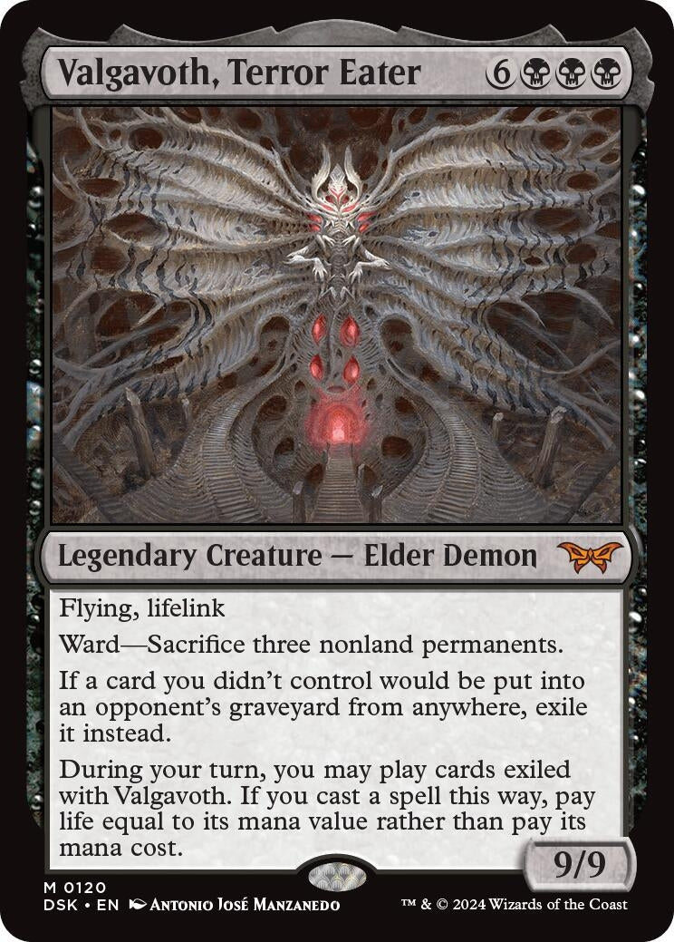 Image for Valgavoth, Terror Eater (120) [Duskmourn: House of Horror] - Magic: The Gathering