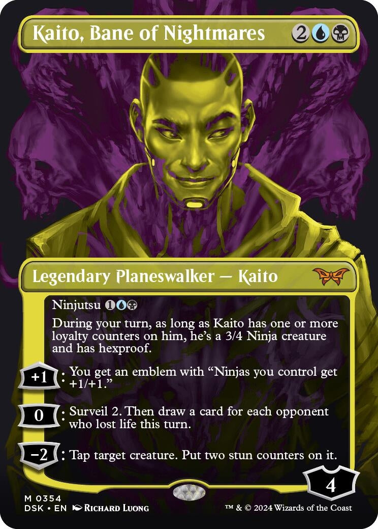 Image for Kaito, Bane of Nightmares (Showcase) (354) [Duskmourn: House of Horror] - Magic: The Gathering