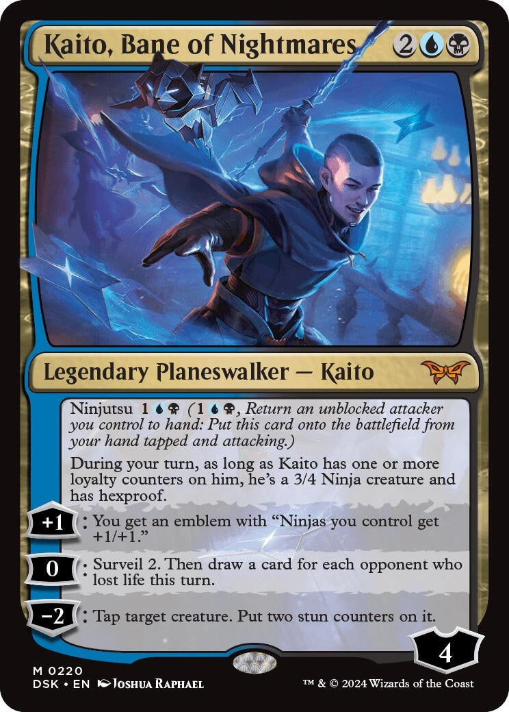 Image for Kaito, Bane of Nightmares (220) [Duskmourn: House of Horror] - Magic: The Gathering