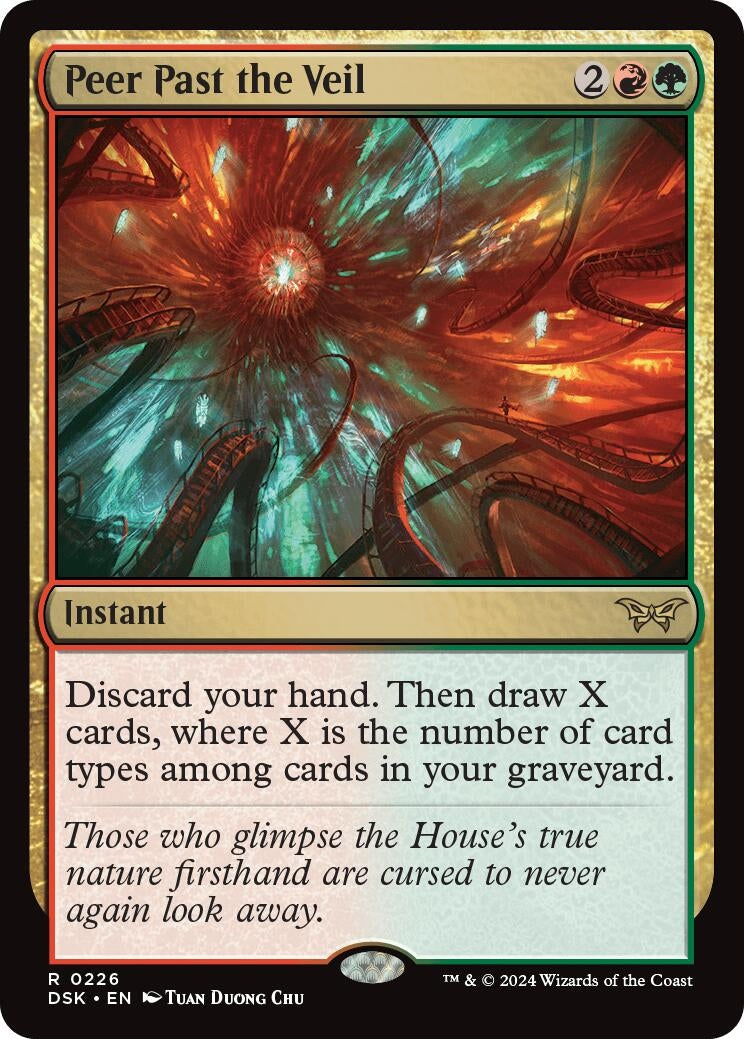 Image for Peer Past the Veil (226) [Duskmourn: House of Horror] - Magic: The Gathering