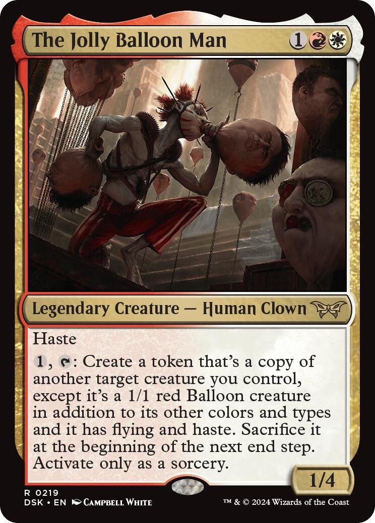 Image for The Jolly Balloon Man (219) [Duskmourn: House of Horror] - Magic: The Gathering