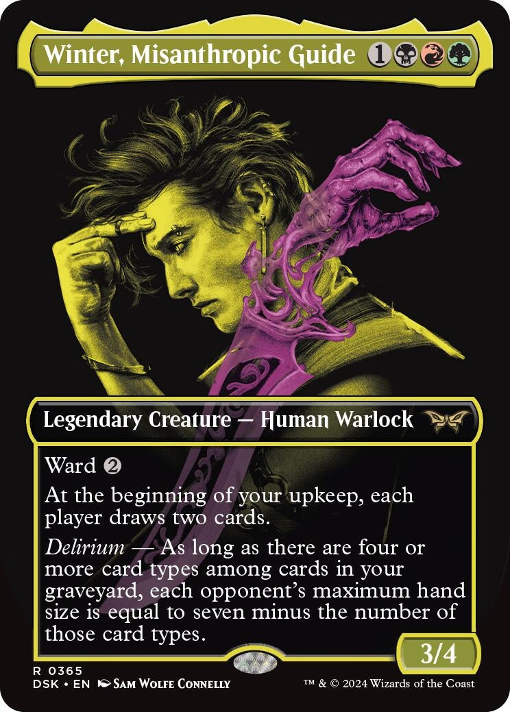 Image for Winter, Misanthropic Guide (Showcase) (365) [Duskmourn: House of Horror] - Magic: The Gathering