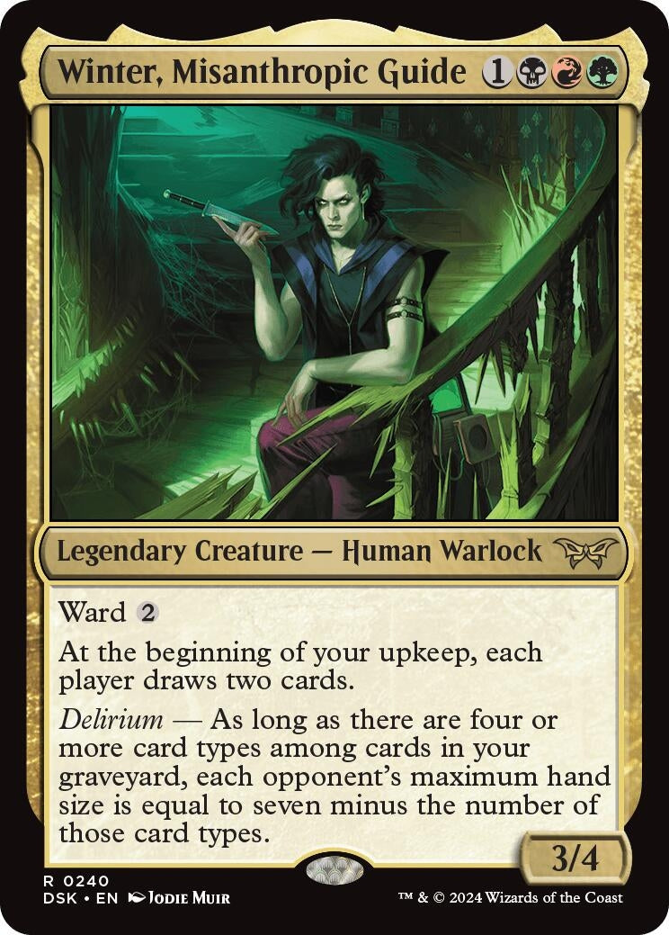 Image for Winter, Misanthropic Guide (240) [Duskmourn: House of Horror] - Magic: The Gathering