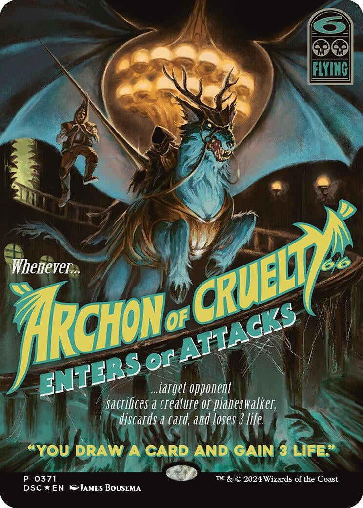 Image for Archon of Cruelty (Showcase) (371) [Duskmourn: House of Horror] - Magic: The Gathering
