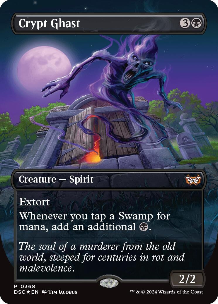 Image for Crypt Ghast (Borderless) (368) [Duskmourn: House of Horror] - Magic: The Gathering