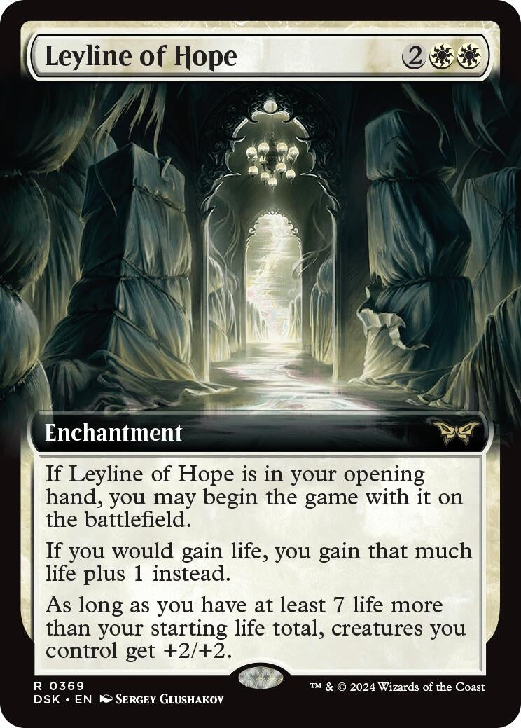 Image for Leyline of Hope (Extended Art) (369) [Duskmourn: House of Horror] - Magic: The Gathering