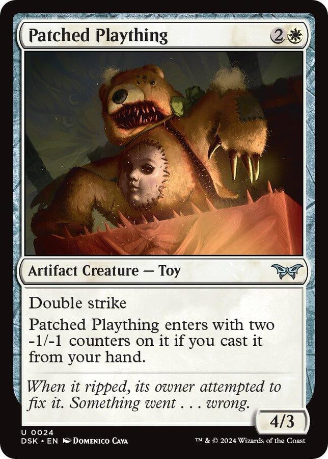 Image for Patched Plaything (24) [Duskmourn: House of Horror] - Magic: The Gathering