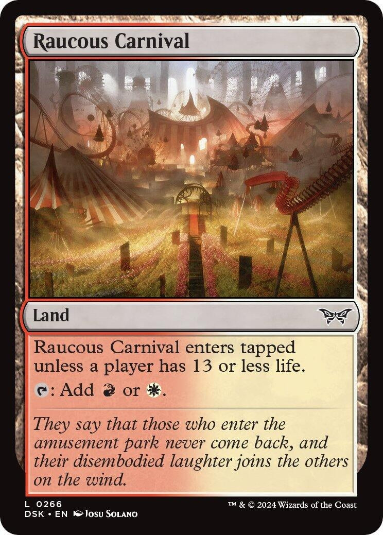 Image for Raucous Carnival (266) [Duskmourn: House of Horror] - Magic: The Gathering