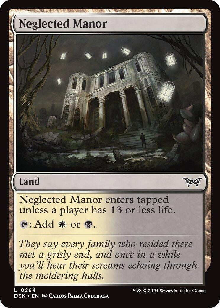 Image for Neglected Manor (264) [Duskmourn: House of Horror] - Magic: The Gathering