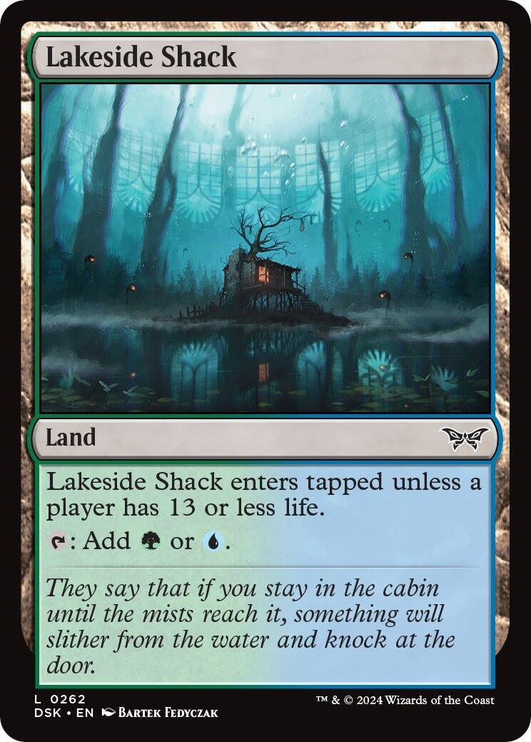 Image for Lakeside Shack (262) [Duskmourn: House of Horror] - Magic: The Gathering
