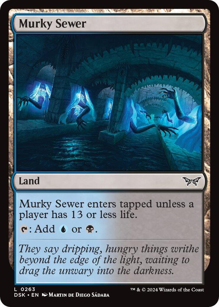 Image for Murky Sewer (263) [Duskmourn: House of Horror] - Magic: The Gathering