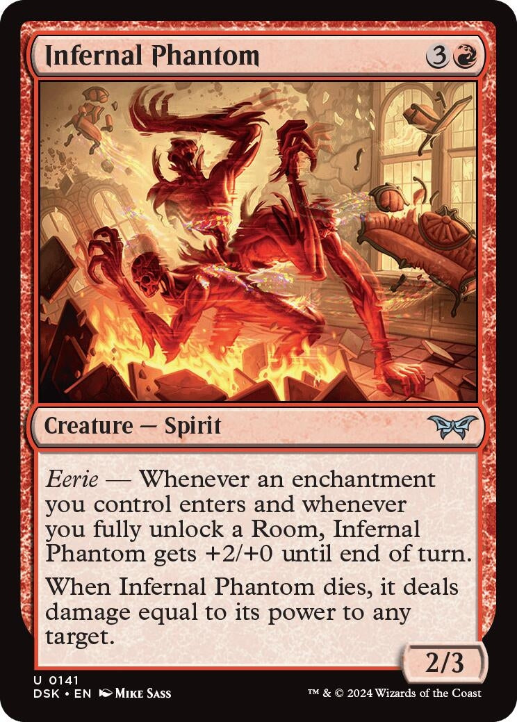 Image for Infernal Phantom (141) [Duskmourn: House of Horror] - Magic: The Gathering