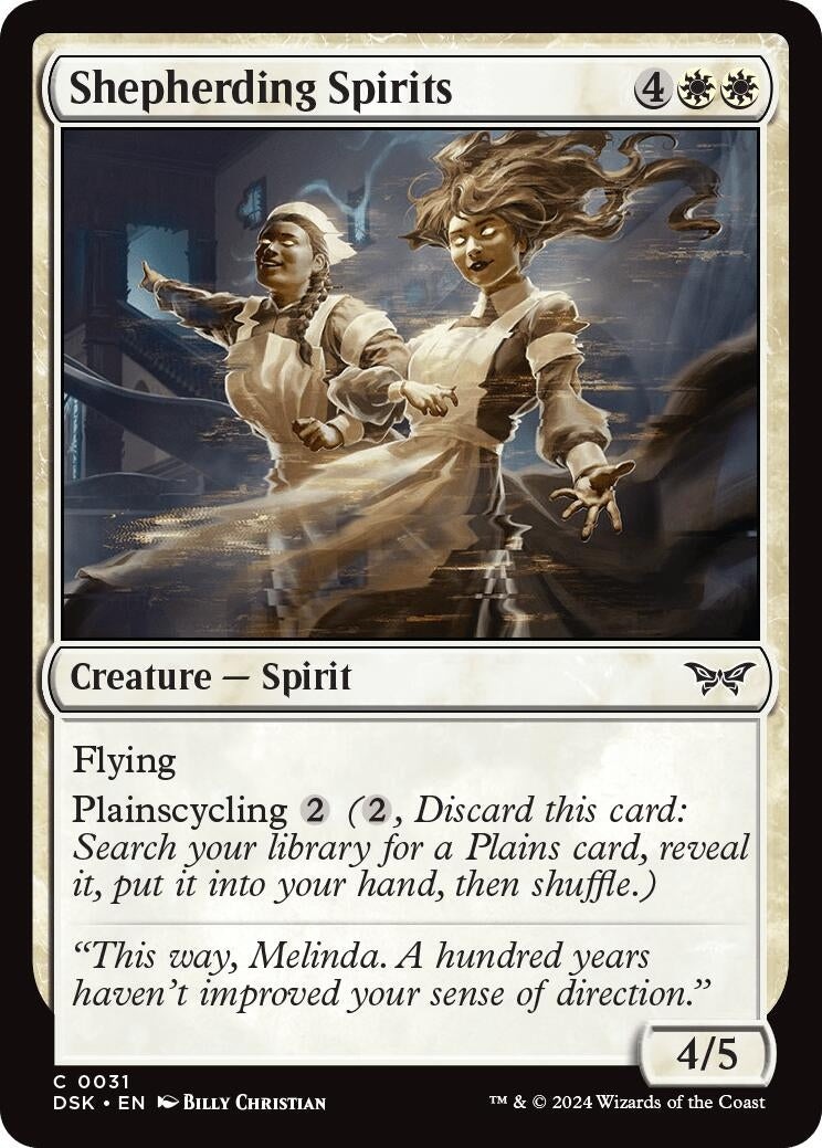 Image for Shepherding Spirits (31) [Duskmourn: House of Horror] - Magic: The Gathering