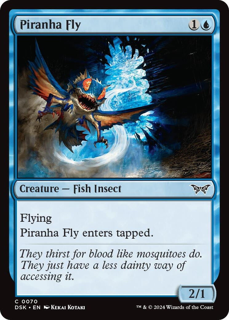 Image for Piranha Fly (70) [Duskmourn: House of Horror] - Magic: The Gathering