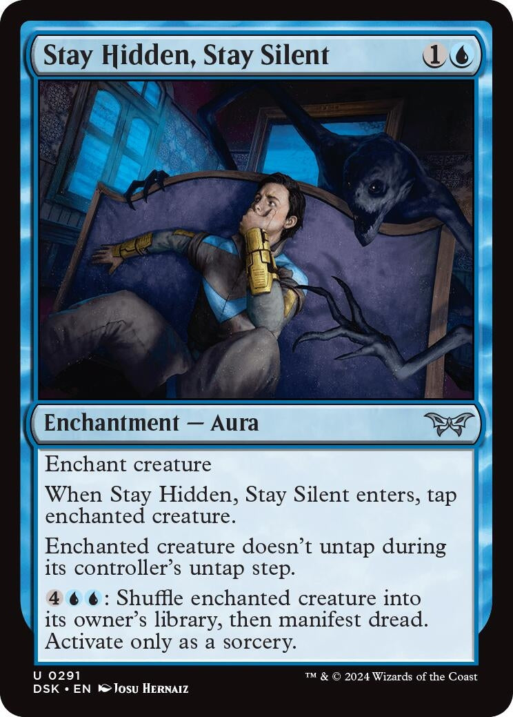 Image for Stay Hidden, Stay Silent (0291) (291) [Duskmourn: House of Horror] - Magic: The Gathering