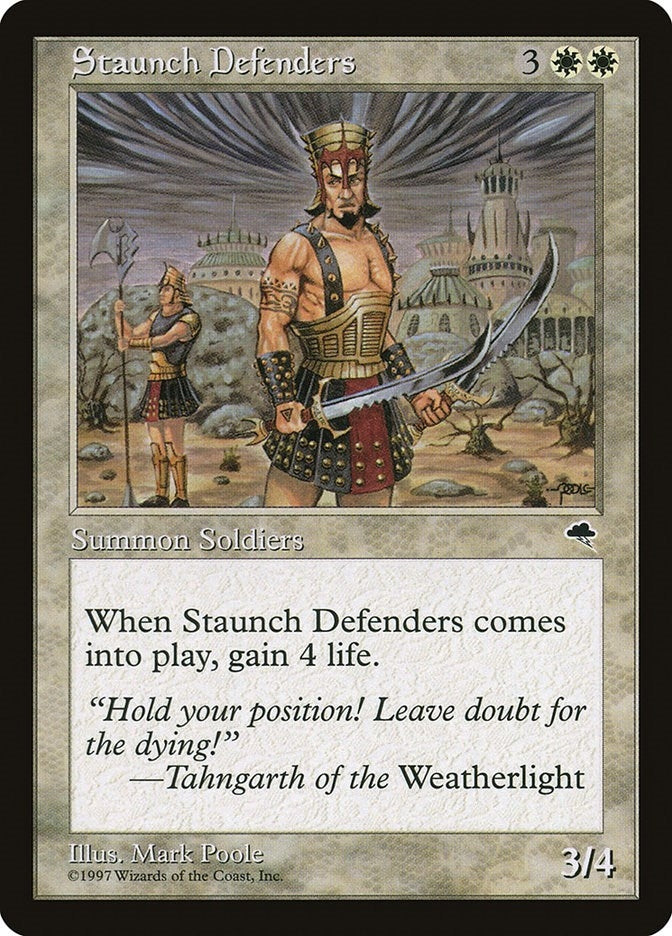 Image for Staunch Defenders (49) [Tempest] - Magic: The Gathering