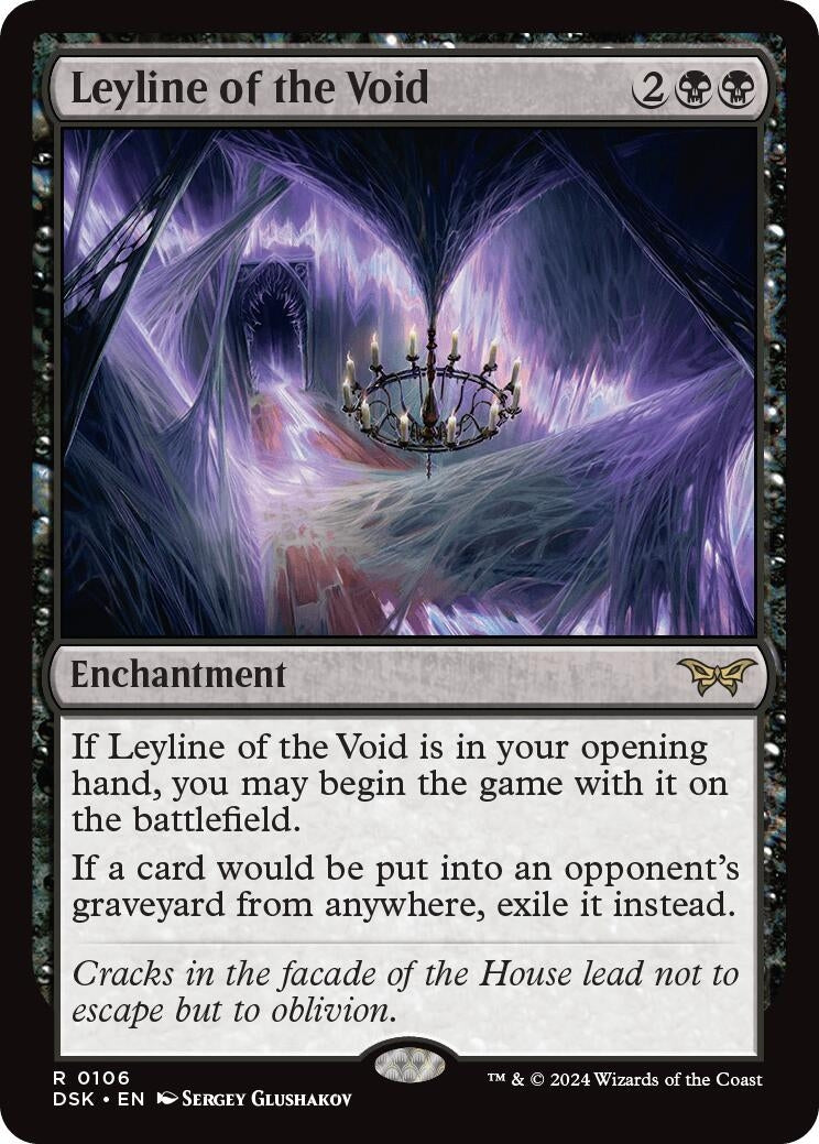 Image for Leyline of the Void (106) [Duskmourn: House of Horror] - Magic: The Gathering