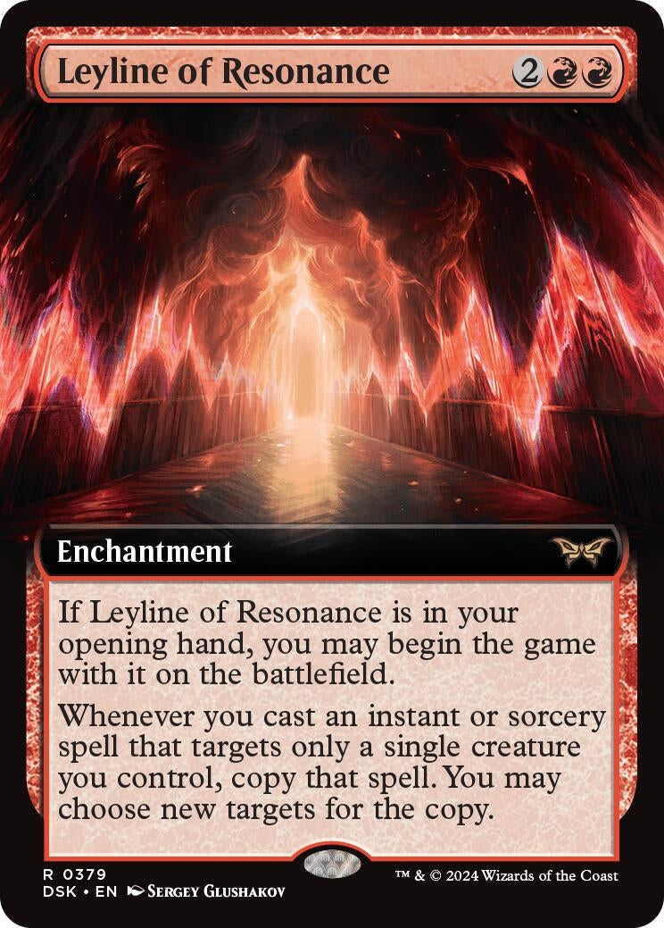 Image for Leyline of Resonance (Extended Art) (379) [Duskmourn: House of Horror] - Magic: The Gathering