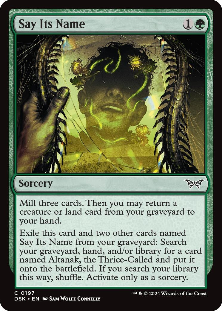Image for Say Its Name (197) [Duskmourn: House of Horror] - Magic: The Gathering