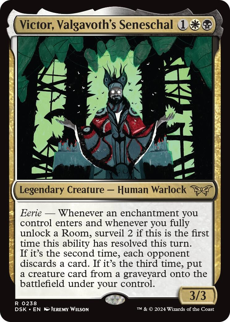 Image for Victor, Valgavoth's Seneschal (238) [Duskmourn: House of Horror] - Magic: The Gathering