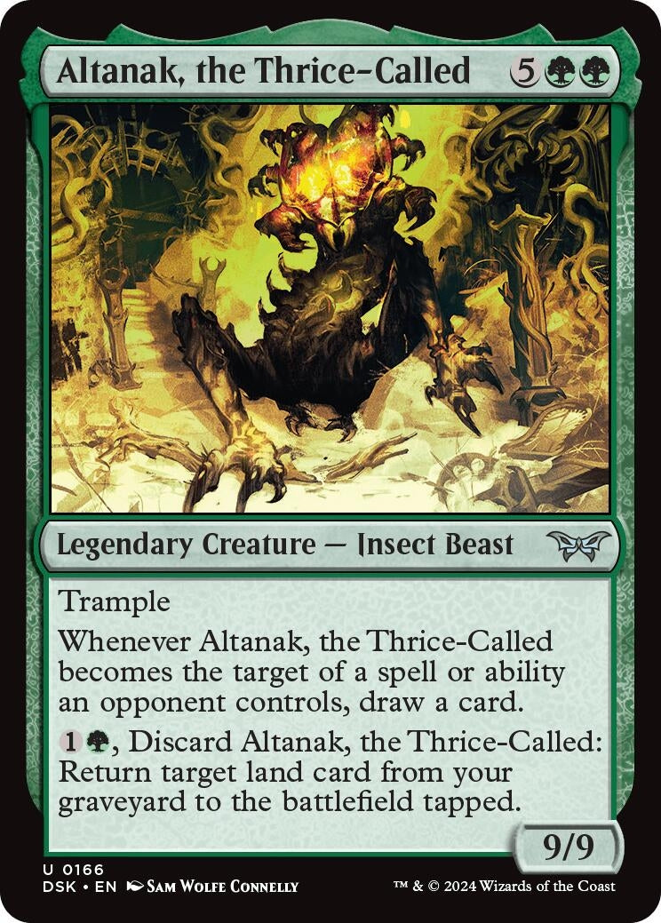 Image for Altanak, the Thrice-Called (166) [Duskmourn: House of Horror] - Magic: The Gathering