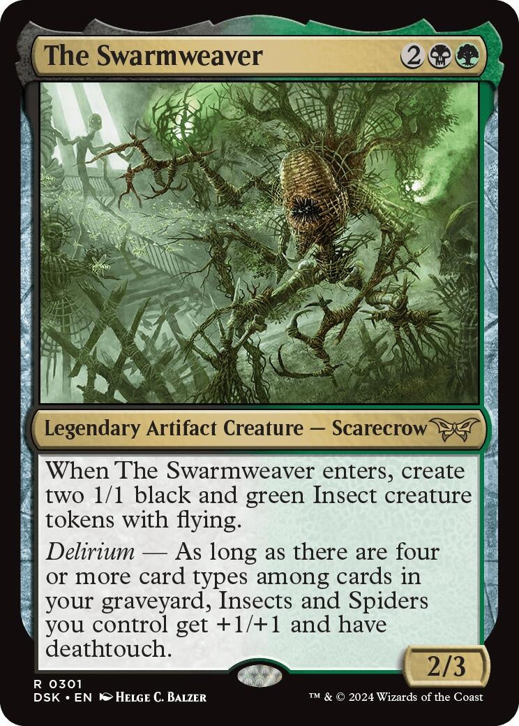 Image for The Swarmweaver (0301) (301) [Duskmourn: House of Horror] - Magic: The Gathering