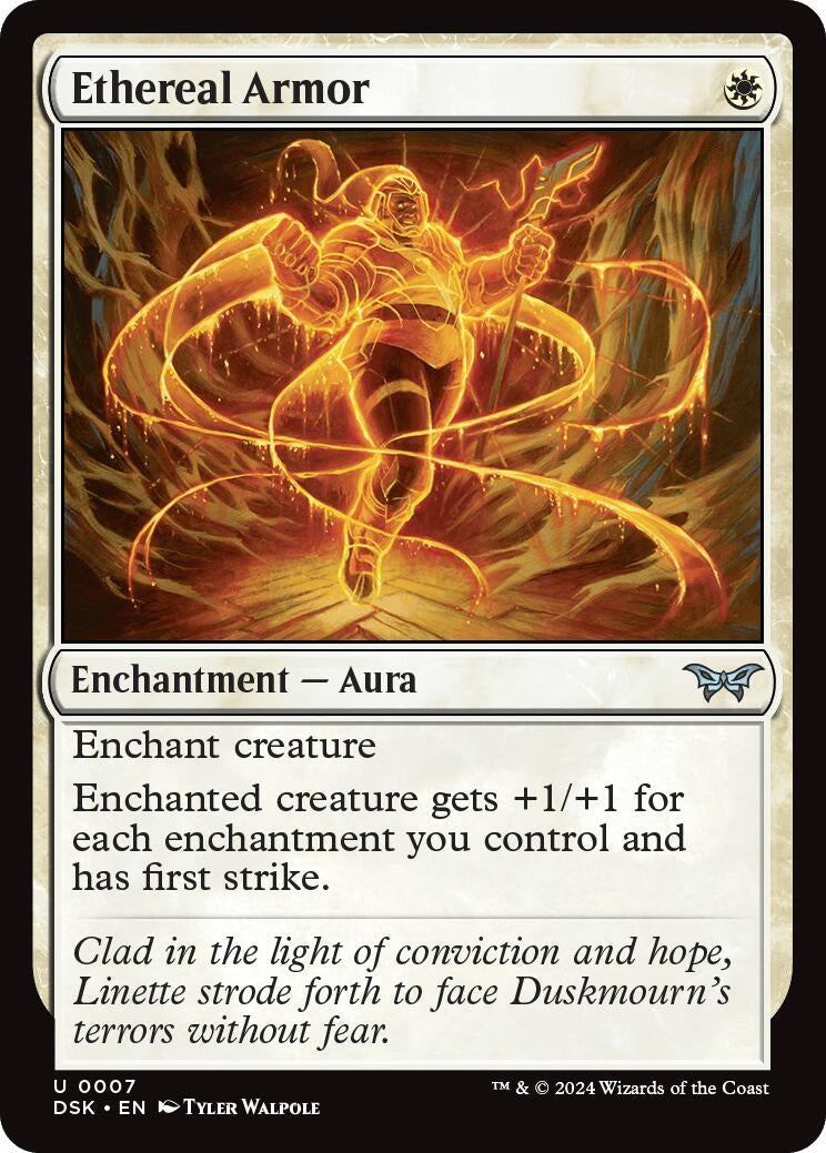 Image for Ethereal Armor (7) [Duskmourn: House of Horror] - Magic: The Gathering
