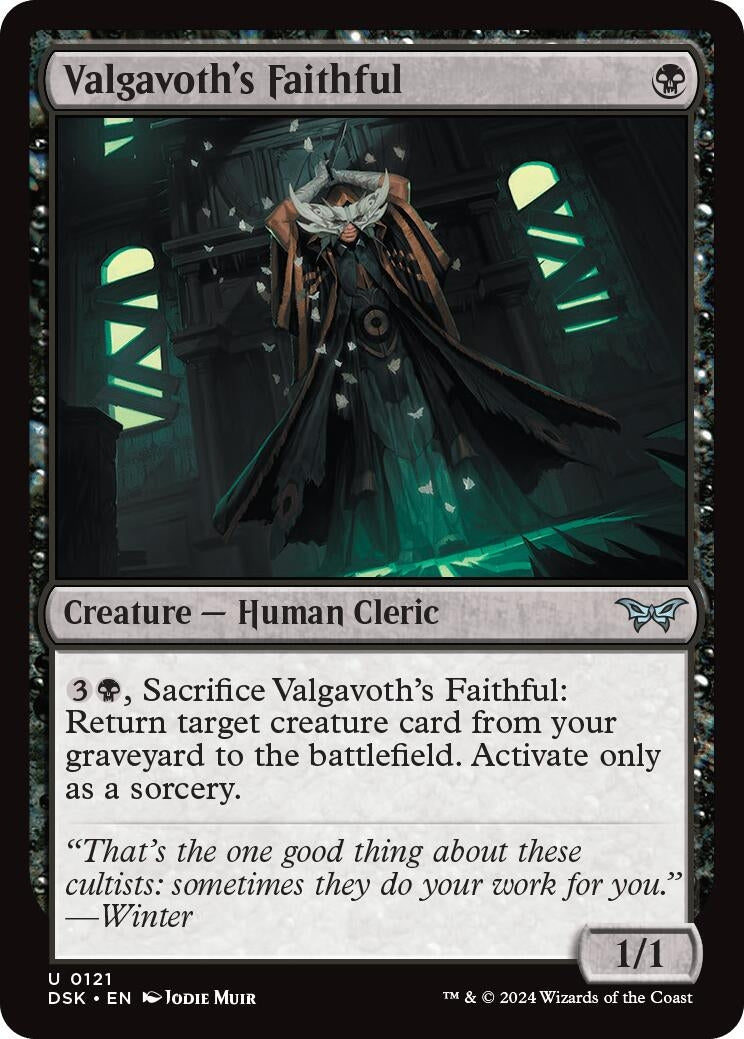Image for Valgavoth's Faithful (121) [Duskmourn: House of Horror] - Magic: The Gathering