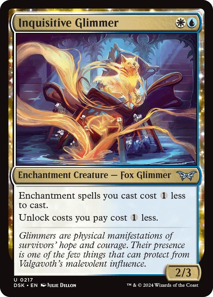 Image for Inquisitive Glimmer (217) [Duskmourn: House of Horror] - Magic: The Gathering
