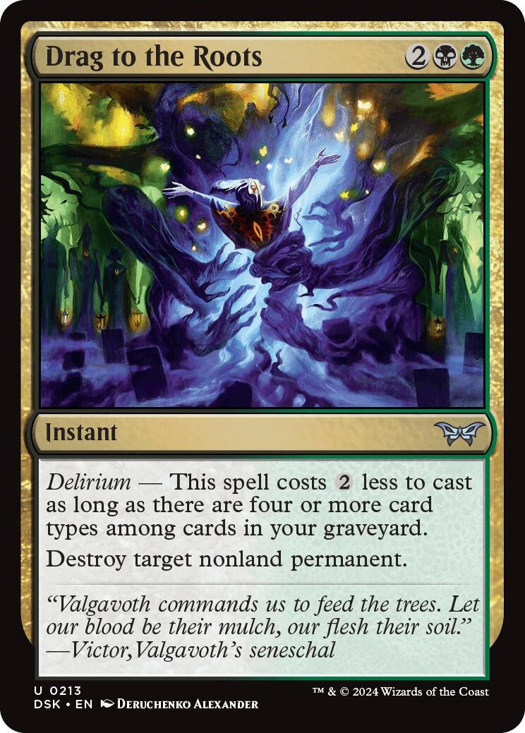 Image for Drag to the Roots (213) [Duskmourn: House of Horror] - Magic: The Gathering