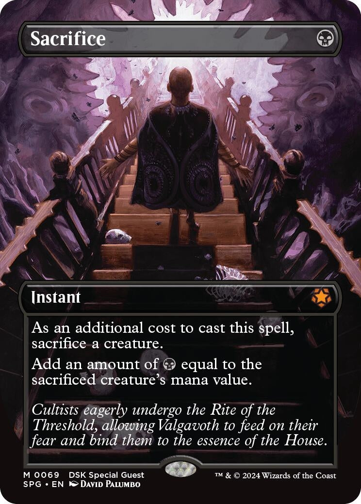 Image for Sacrifice (Borderless) (69) [Special Guests] - Magic: The Gathering