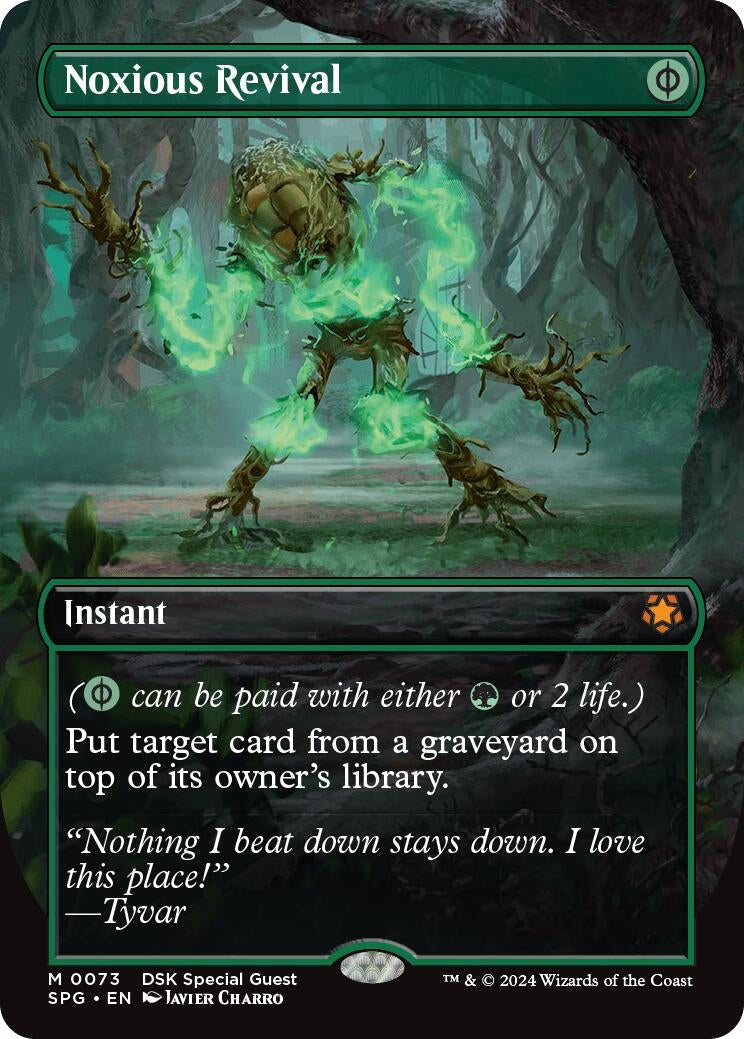 Image for Noxious Revival (Borderless) (73) [Special Guests] - Magic: The Gathering