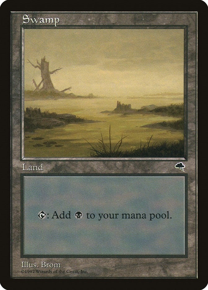 Image for Swamp (River) (342) [Tempest] - Magic: The Gathering