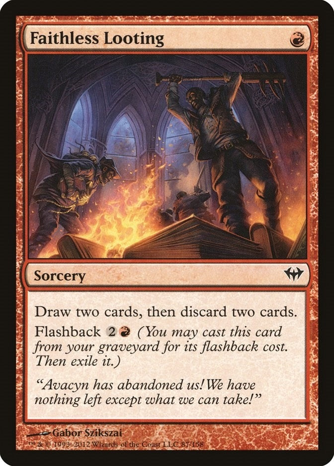 Image for Faithless Looting (87) [Dark Ascension] - Magic: The Gathering