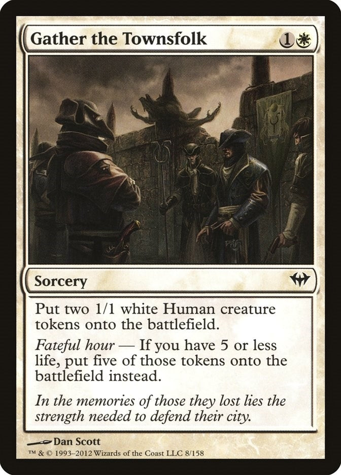 Image for Gather the Townsfolk (8) [Dark Ascension] - Magic: The Gathering