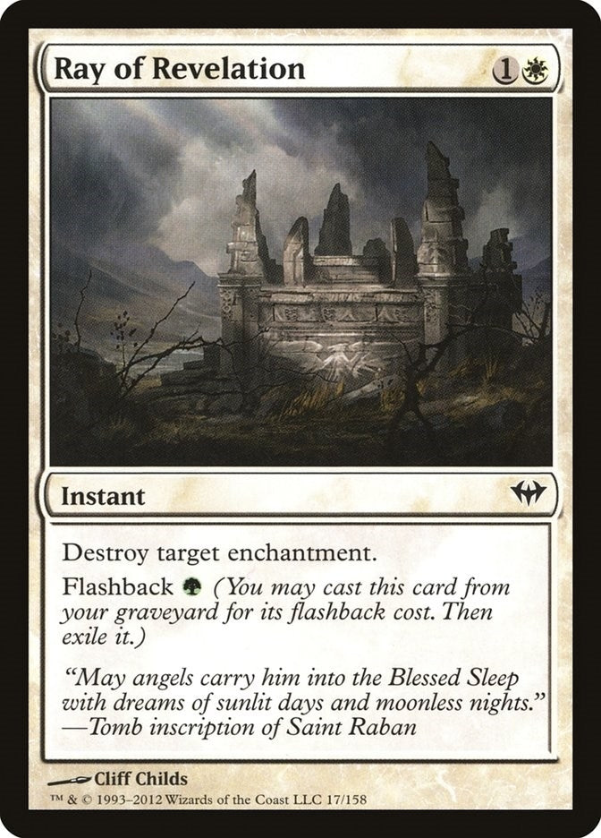 Image for Ray of Revelation (17) [Dark Ascension] - Magic: The Gathering
