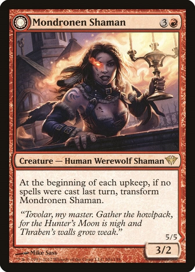 Image for Mondronen Shaman (98) [Dark Ascension] - Magic: The Gathering