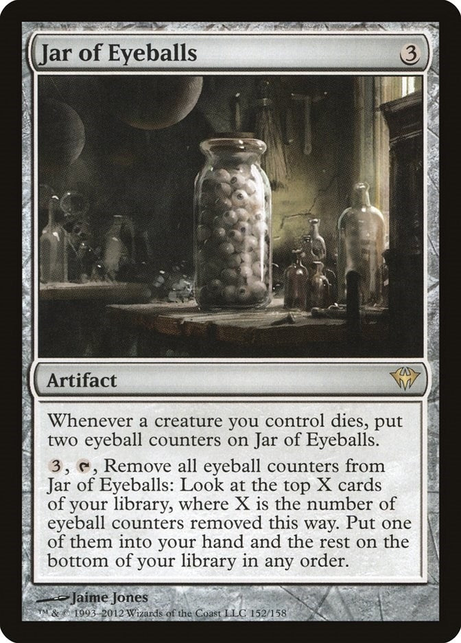 Image for Jar of Eyeballs (152) [Dark Ascension] - Magic: The Gathering