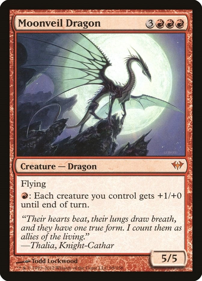 Image for Moonveil Dragon (99) [Dark Ascension] - Magic: The Gathering