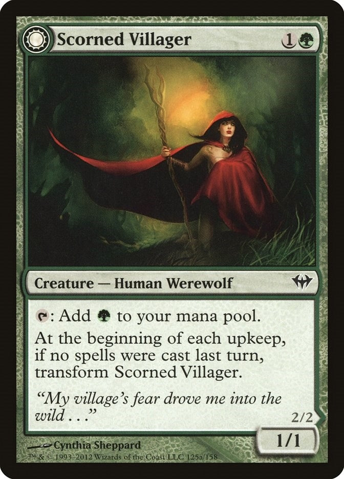 Image for Scorned Villager (125) [Dark Ascension] - Magic: The Gathering