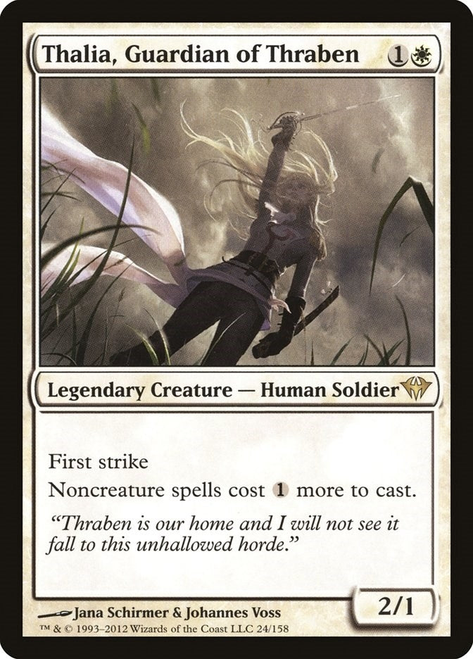 Image for Thalia, Guardian of Thraben (24) [Dark Ascension] - Magic: The Gathering