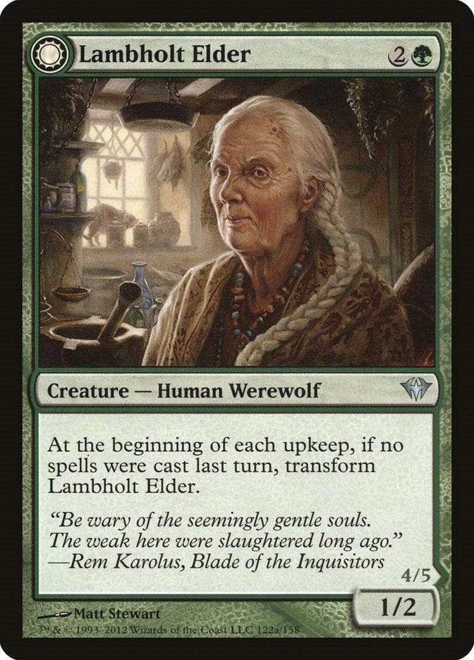 Image for Lambholt Elder (122) [Dark Ascension] - Magic: The Gathering