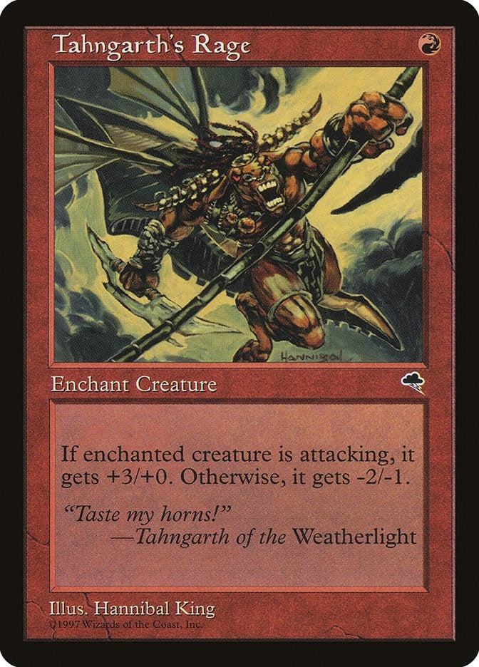 Image for Tahngarth's Rage (209) [Tempest] - Magic: The Gathering