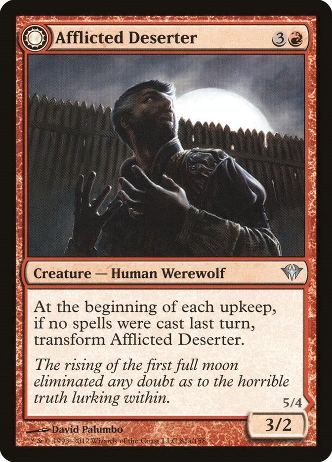 Image for Afflicted Deserter (81) [Dark Ascension] - Magic: The Gathering