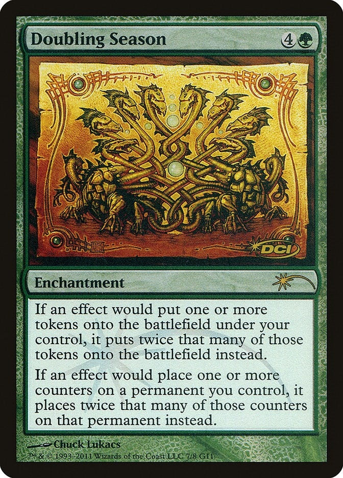 Image for Doubling Season (7) [Judge Promos] - Magic: The Gathering